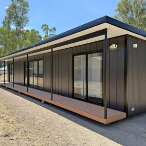 CASA PREFABRICADA MODERNA 15M X 4.2M – 2 CUARTOS EN PUERTO RICO