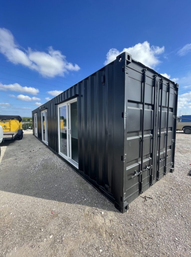 OFICINA CONTENEDOR DE 40 PIES – NEGRO PROFESIONAL EN VENTA PUERTO RICO
